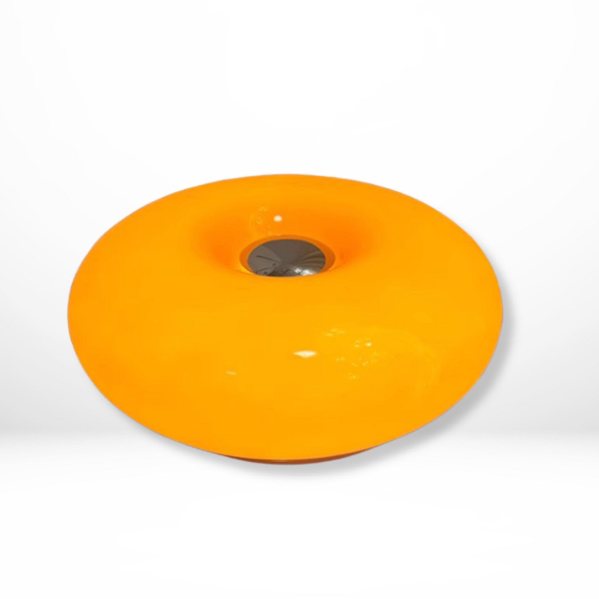 Oranje Glazen Tafellamp Touch