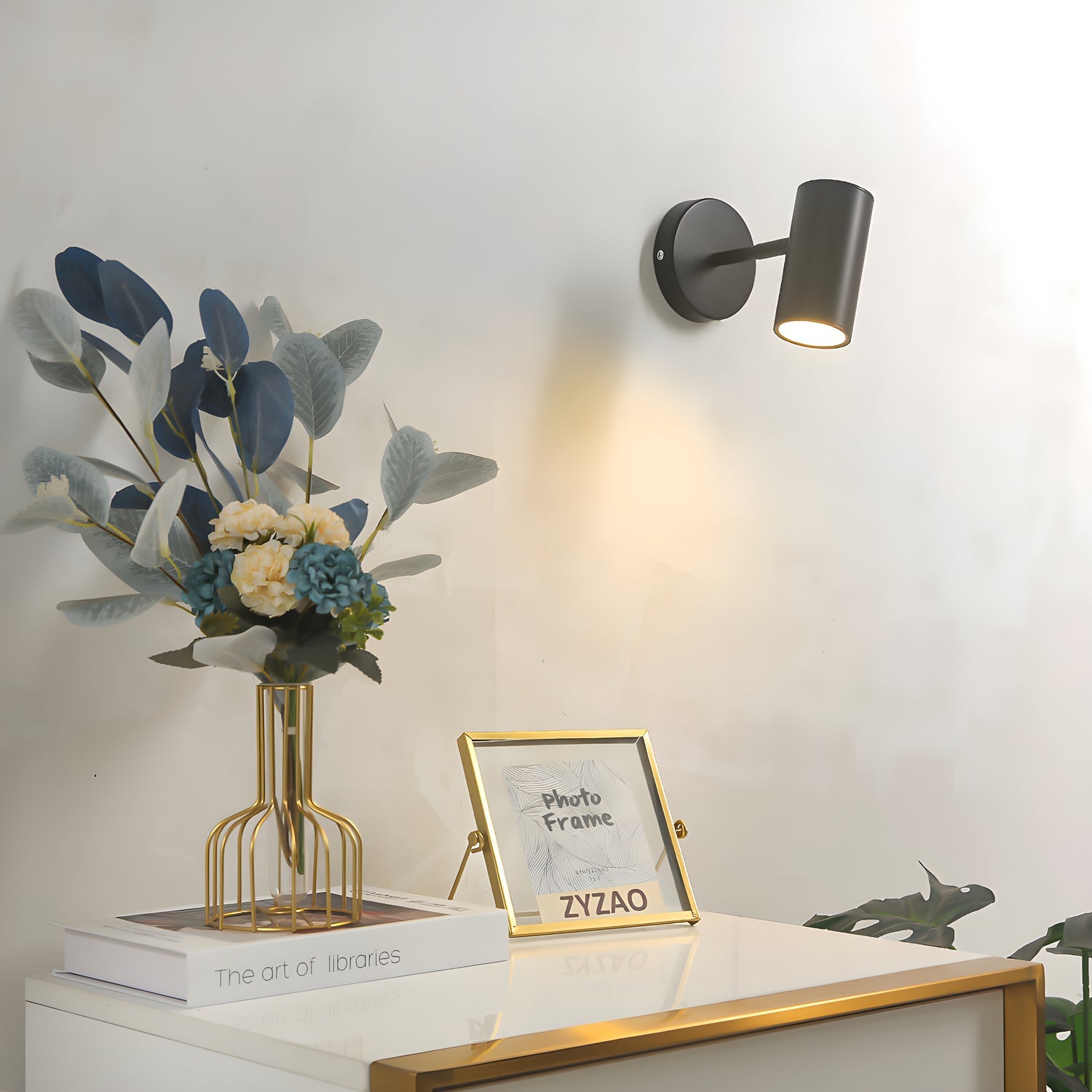 Verstelbare Metalen LED Wandlamp