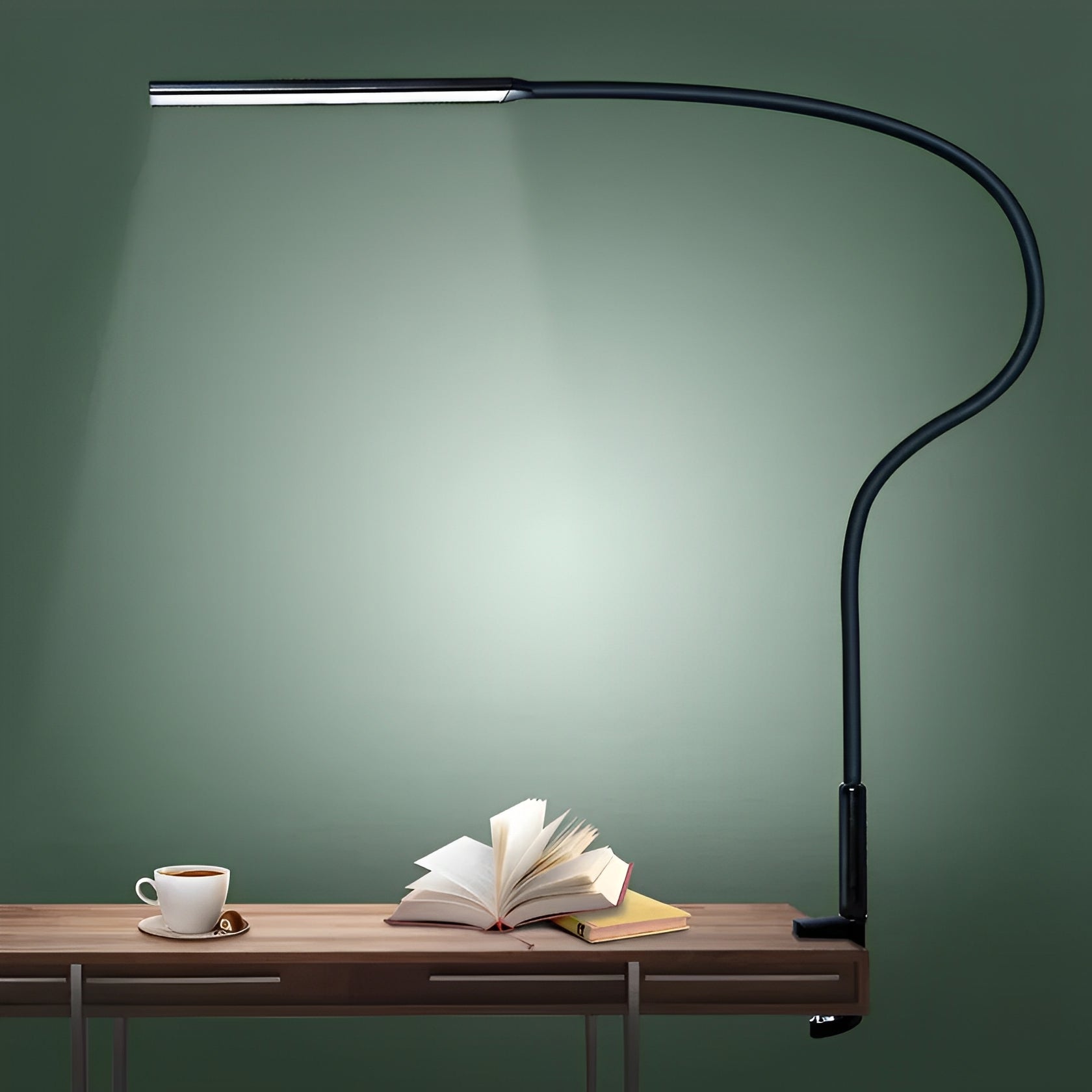 Aluminium USB Bureaulamp Klem