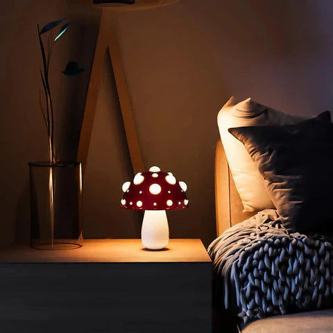Minimalistische LED Paddenstoellamp