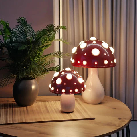Minimalistische LED Paddenstoellamp